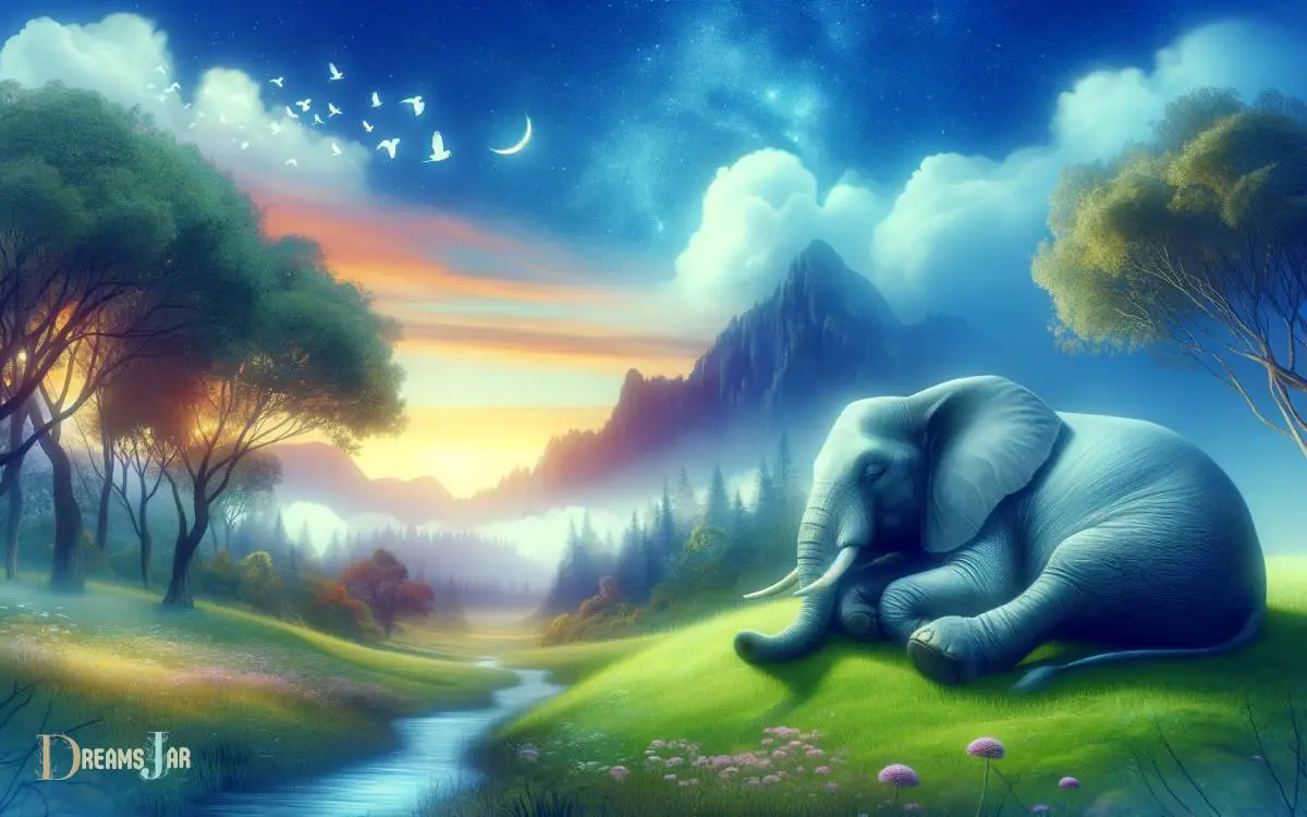 Sleeping Elephant in Dream Meaning