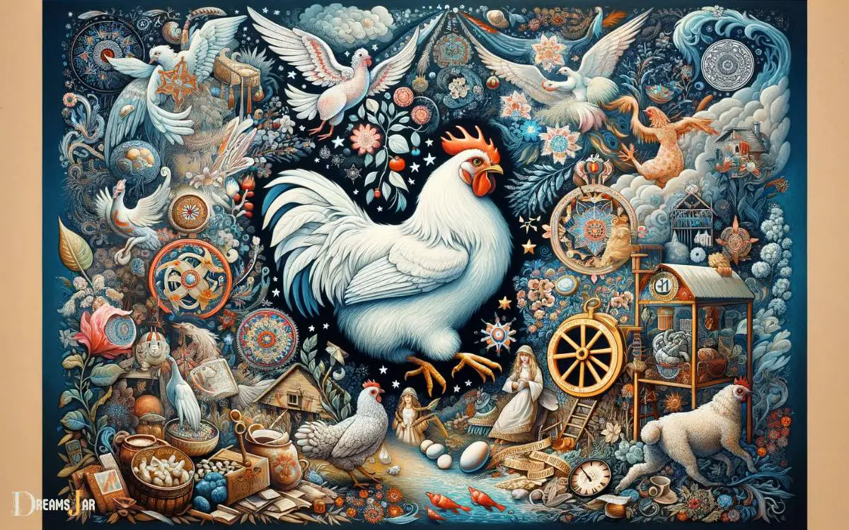 White Chicken Dream Analysis in Folklore and Superstitions