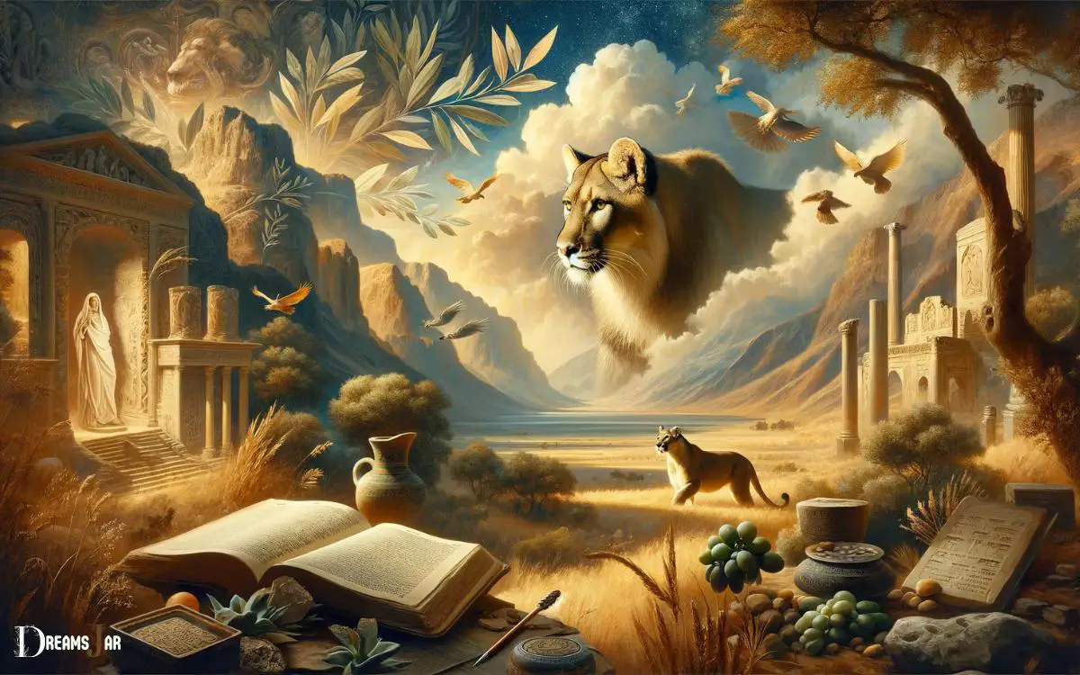 biblical meaning of mountain lion in dreams