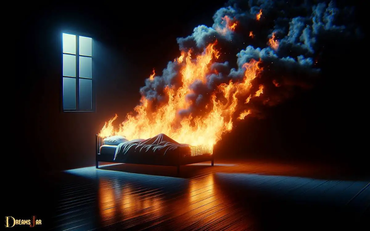 Bed on Fire Dream Meaning