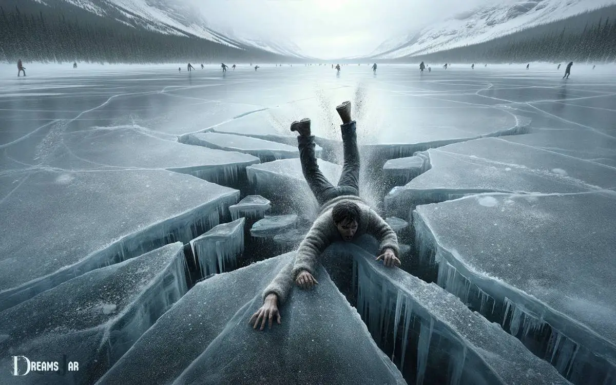 Falling Through Ice Dream Meaning