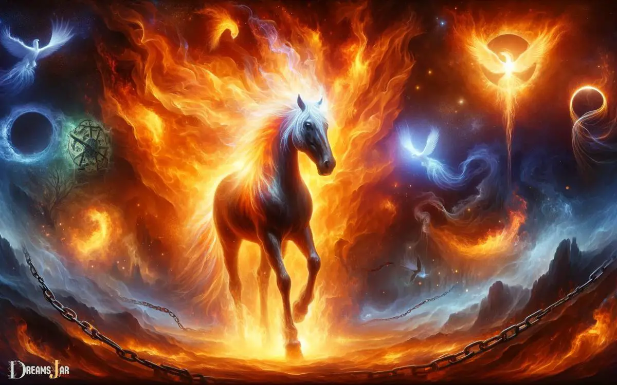 Horse on Fire Dream Meaning