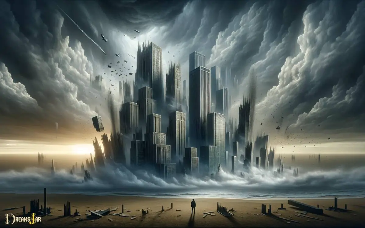Symbolism of Buildings Falling in Dreams
