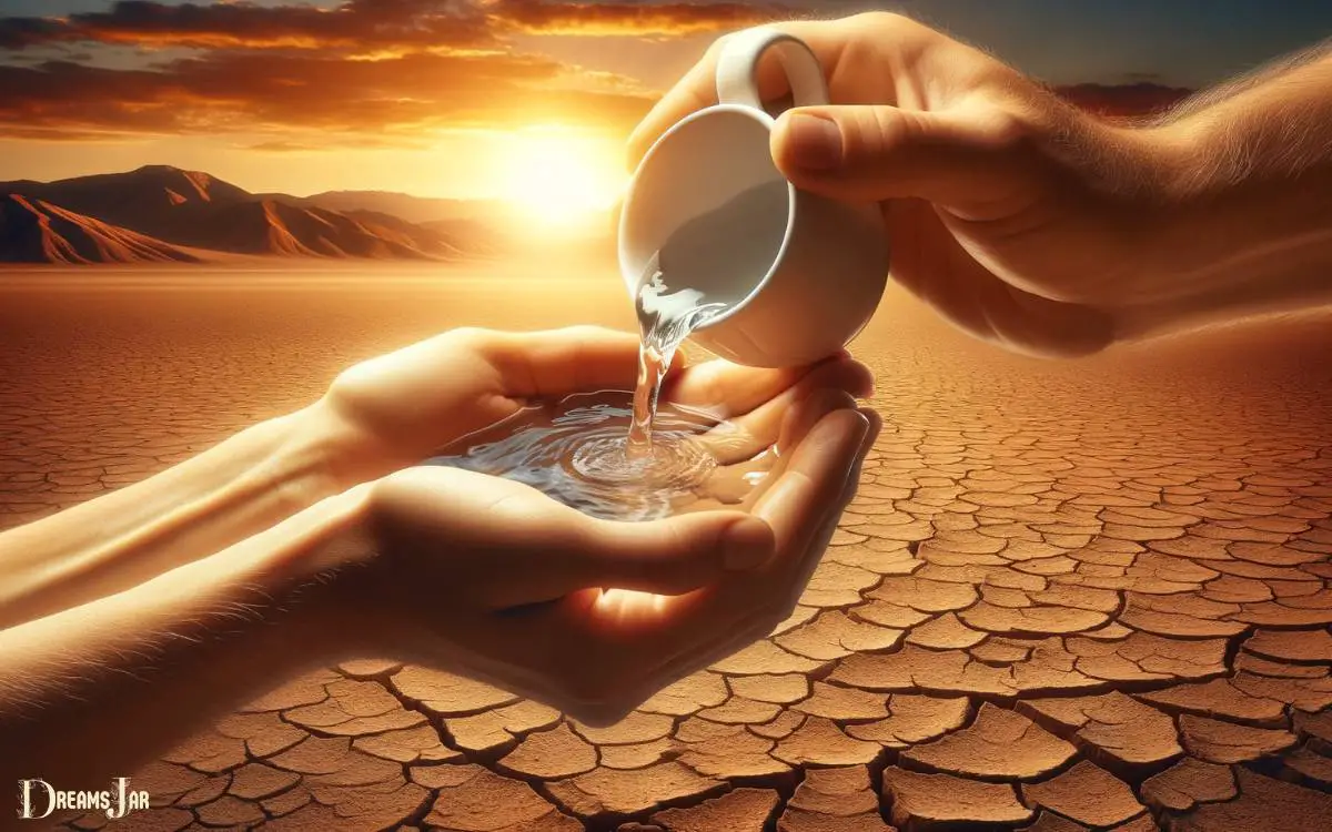 The Significance Of Dreaming About Giving Water To Someone Who Is Thirsty