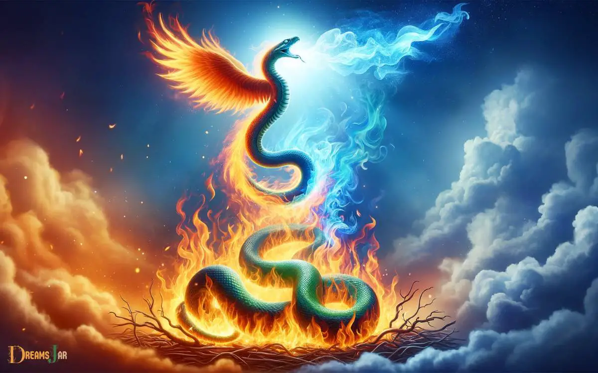 Snake Burning In Fire Dream Meaning: Personal Growth!