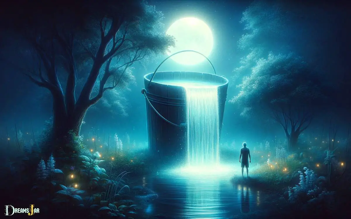 Understanding the Message Behind a Dream of a Bucket Full of Water