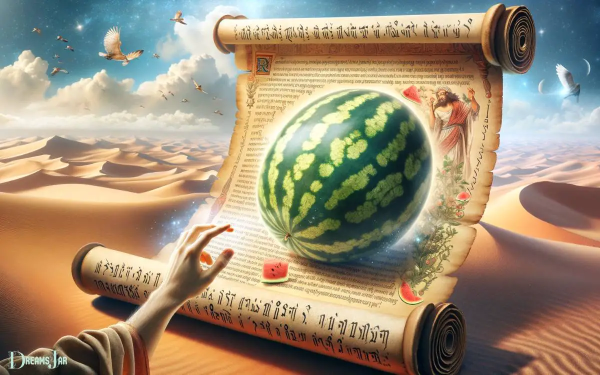 Watermelon in Scriptures