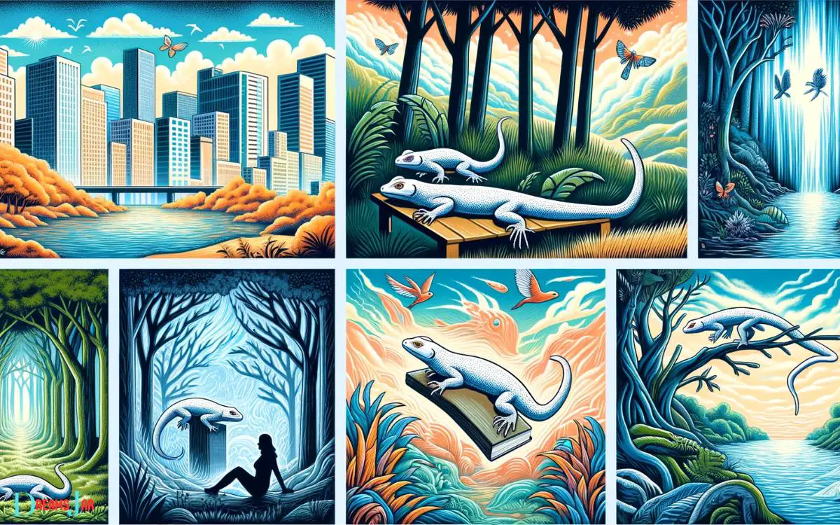 White Lizard Dream in Different Contexts