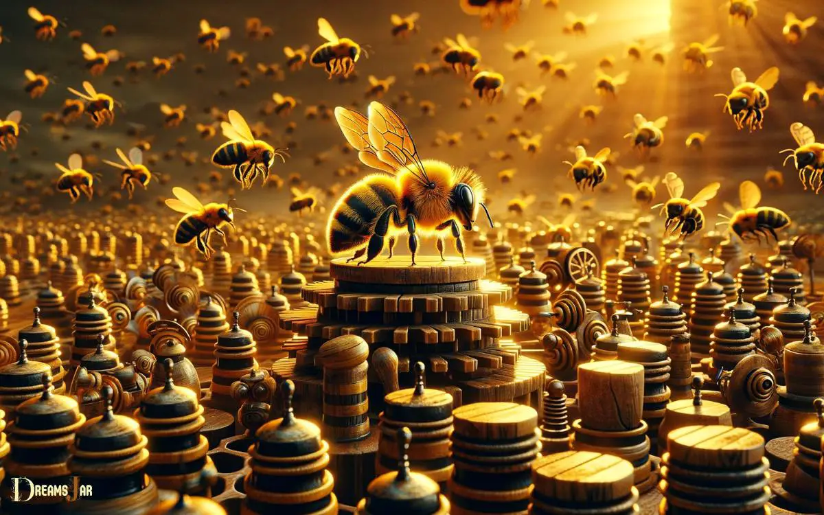 Yellow Bee in Relation to Work and Industry