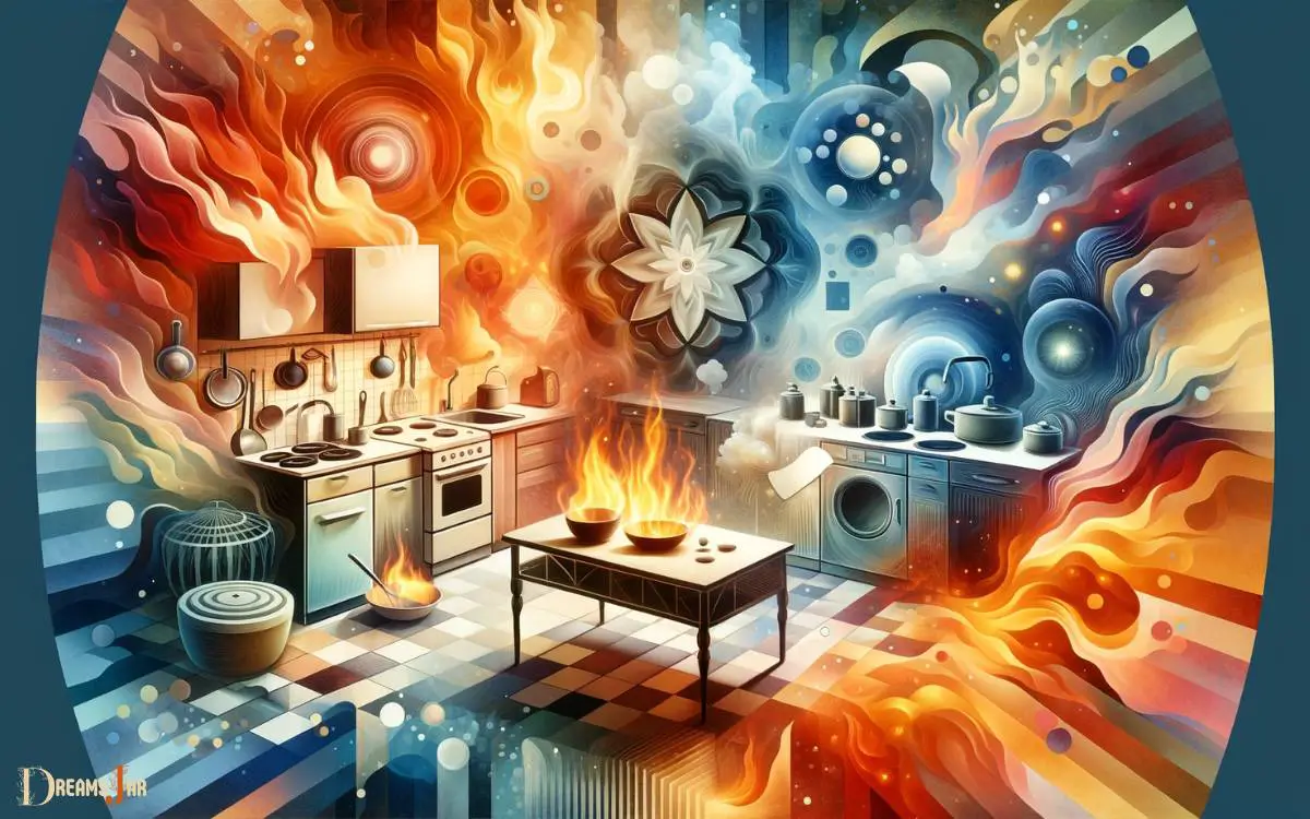 Interpreting Specific Elements Of A Kitchen On Fire Dream