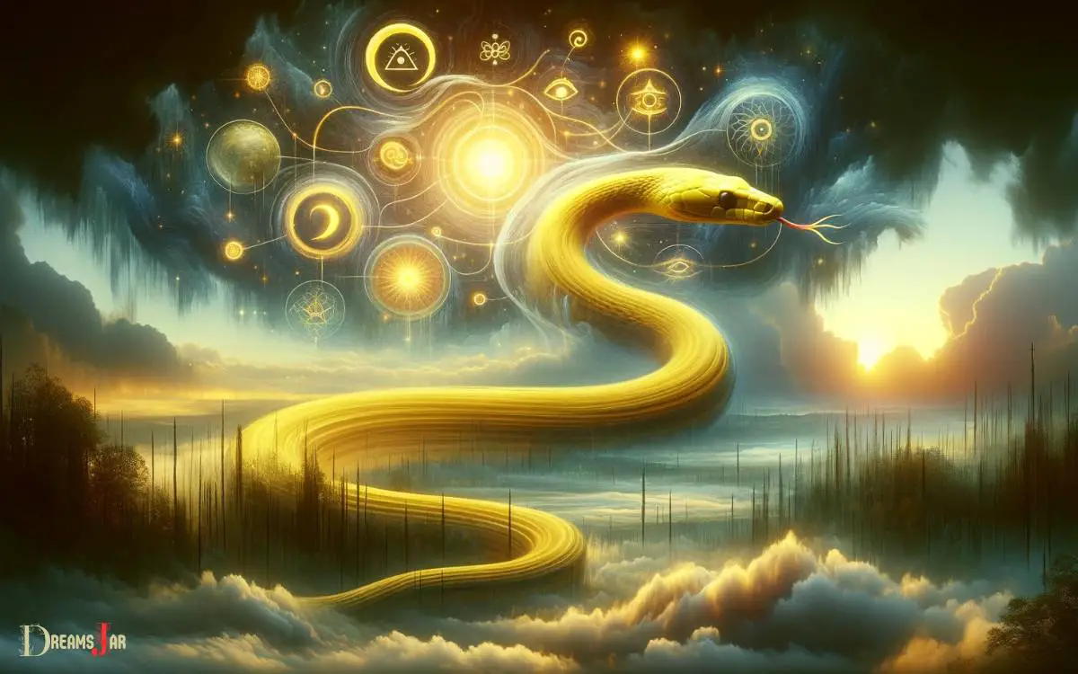 Symbolism of Yellow Snakes in Dreams